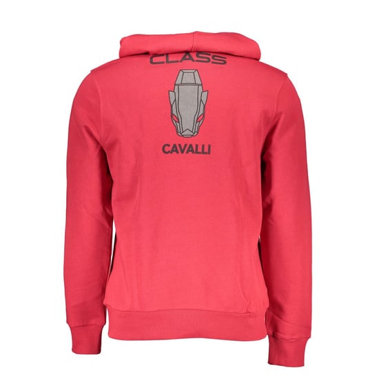 Cavalli Class Rosso Baumwoll-Herren-Sweatshirt - Image 2