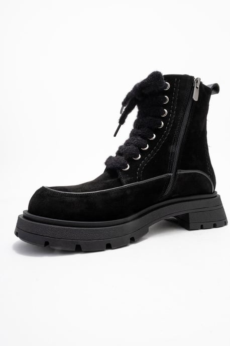 Mina Leder-Schnürstiefel (Damen) - Image 4