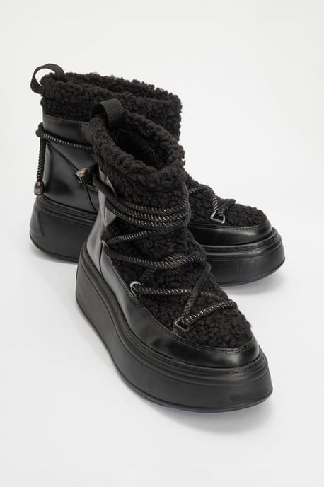 Dila Gefütterter Stiefel mit Fell - Image 1