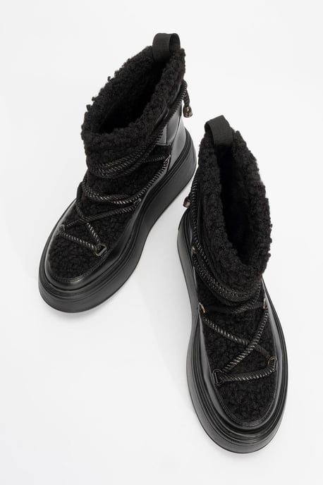 Dila Gefütterter Stiefel mit Fell - Image 2