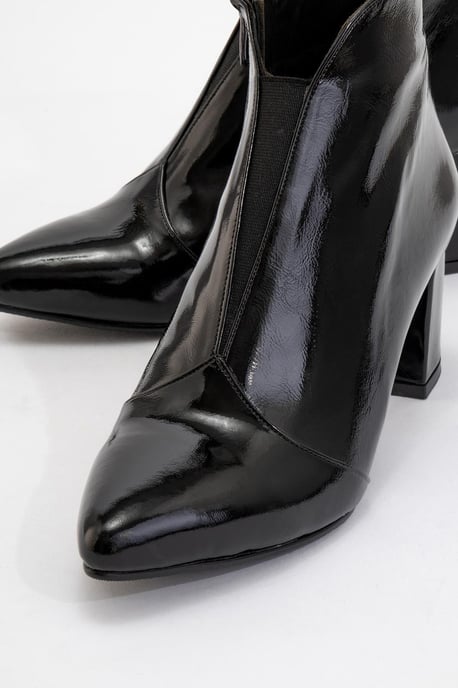 Finda Leder Blockabsatz Stiefel - Image 3