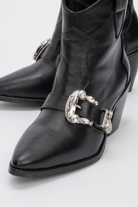 Any Leder Schnallen Stiefel - Image 3