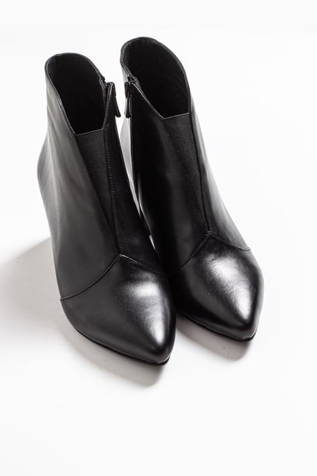 Finda Leder Blockabsatz Stiefel - Image 3