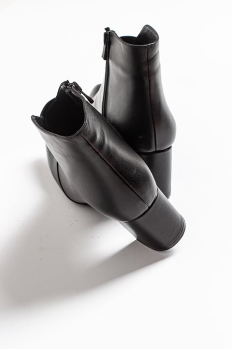 Finda Leder Blockabsatz Stiefel - Image 4