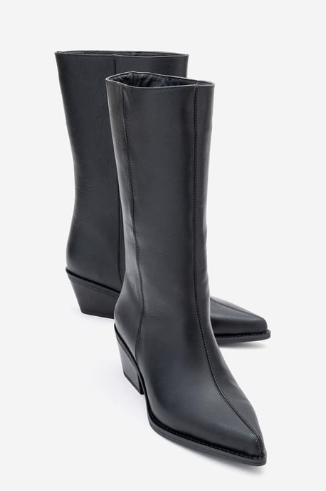 Juana Leder Spitzschuh Stiefel (Damen) - Image 2