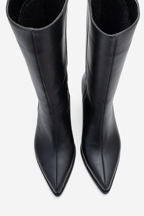 Juana Leder Spitzschuh Stiefel (Damen) - Image 3