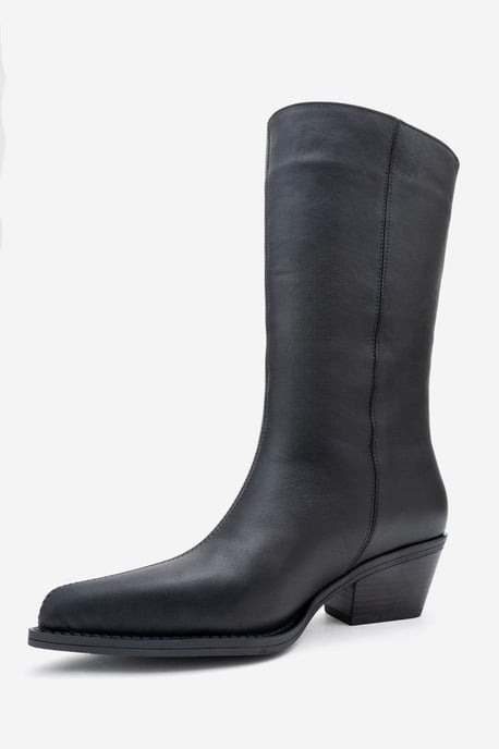 Juana Leder Spitzschuh Stiefel (Damen) - Image 4