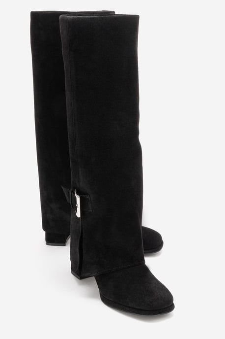 Lojo Leder Blockabsatz Stiefel (Damen) - Image 1
