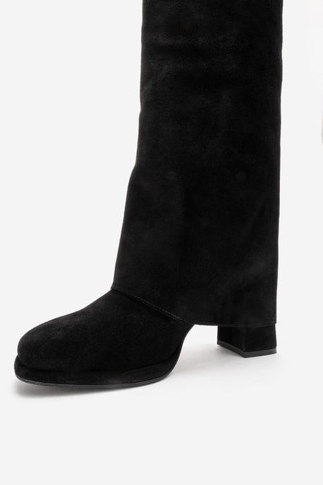 Lojo Leder Blockabsatz Stiefel (Damen) - Image 5