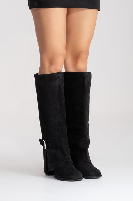 Lojo Leder Blockabsatz Stiefel (Damen) - Image 6