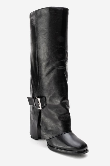 Lojo Leder Blockabsatz Stiefel (Damen) - Image 2