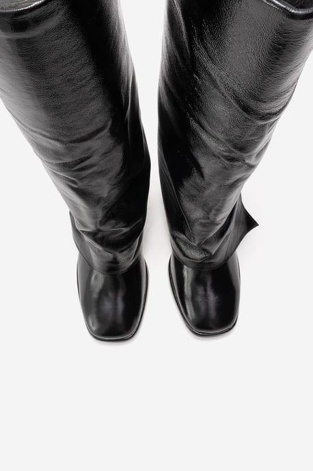 Lojo Leder Blockabsatz Stiefel (Damen) - Image 3