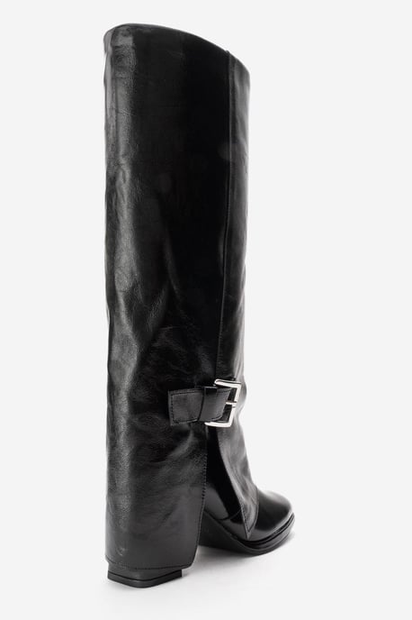 Lojo Leder Blockabsatz Stiefel (Damen) - Image 4
