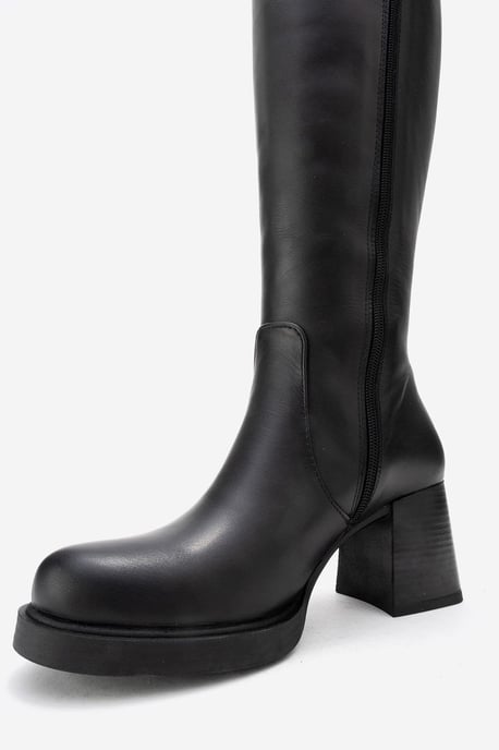Lensa Leder Blockabsatz Stiefel (Damen) - Image 4