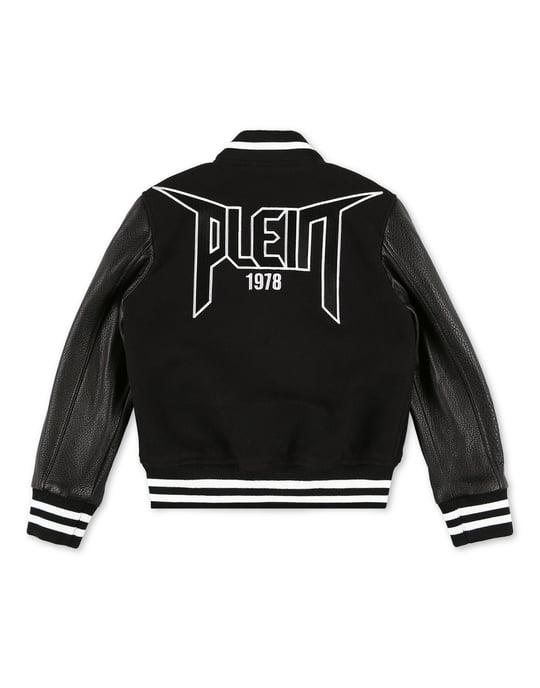 Leder-Bomber Iconic Plein - Image 2