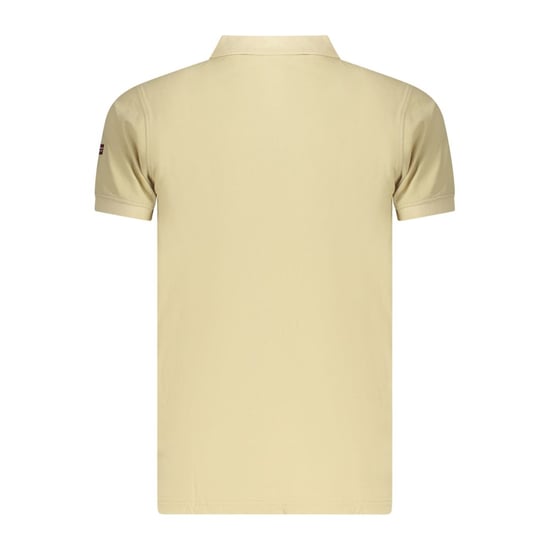 Norwegen 1963 Beiges Baumwoll-Polo für Herren - Image 2