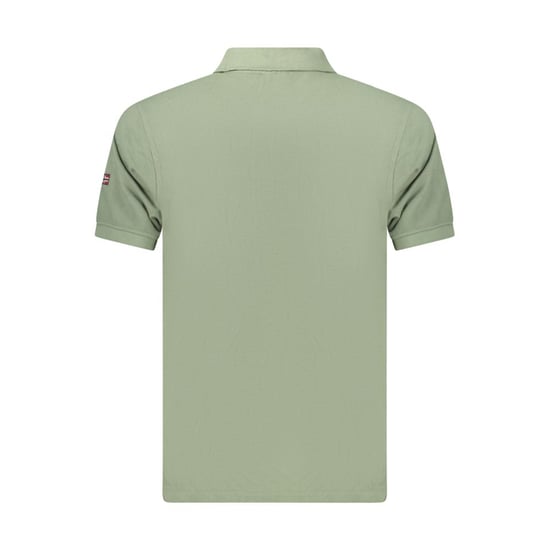 Norwegen 1963 Grünes Baumwoll-Polo für Herren - Image 2