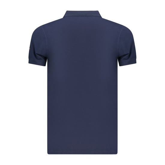 Norwegen 1963 Blauer Baumwoll-Polo für Herren - Image 2