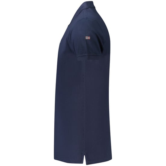 Norwegen 1963 Blauer Baumwoll-Polo für Herren - Image 3