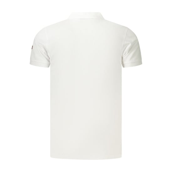 Norwegen 1963 Weißes Baumwolle Herren Polo-Shirt - Image 2
