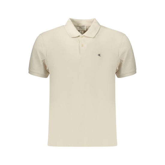 Calvin Klein Beige Baumwoll Herren Poloshirt - Image 1