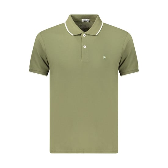Coveri Moving Green Baumwoll-Herrenpolo - Image 1