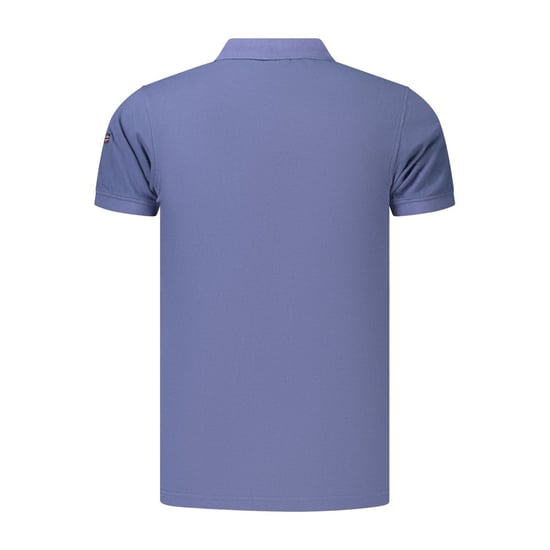 Norwegen 1963 Blauer Baumwoll-Herren-Polo - Image 2