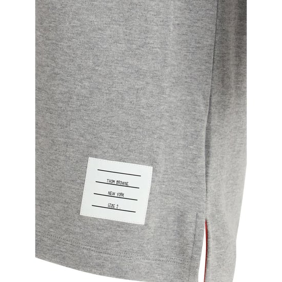 Thom Browne Graues Baumwoll-T-Shirt - Image 3