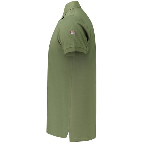 Norwegen 1963 Verde Baumwolle Herren Polo - Image 3