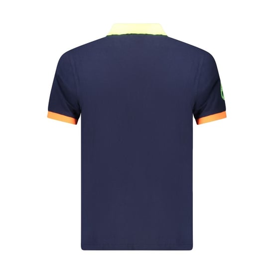 Norwegen 1963 Blaues Baumwoll-Herren-Polohemd - Image 2