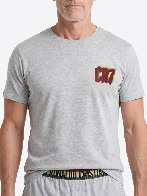 CR7 Cristiano Ronaldo Herren Pyjama World Cup Edition Schlafanzug, Pyjama Set, Nachtwäsche - Image 4