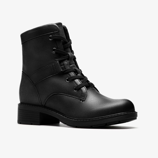 Hearth Parker Black Leather Stiefel - Image 4