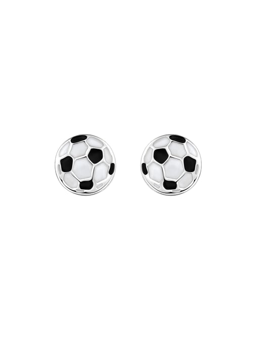 Zeeme for Kids Ohrstecker 925/- Sterling Silber rhodiniert Fußball - Image 3