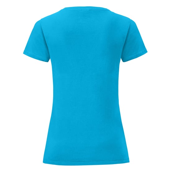 Fruit of the Loom - "Iconic 150" T-Shirt für Damen (Azure Blau) - Image 2