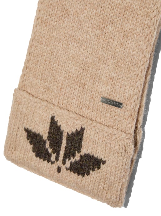 Strickschal aus Wolle mit Schneeflocken-Logo - Image 2