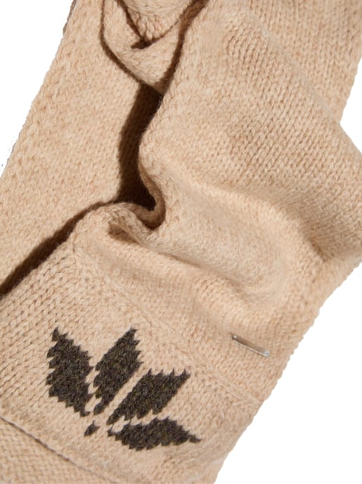 Strickschal aus Wolle mit Schneeflocken-Logo - Image 3