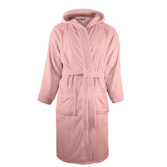 The One Towelling - Morgenmantel für Herren/Damen Unisex, mit Kapuze (Lachs) - Image 1