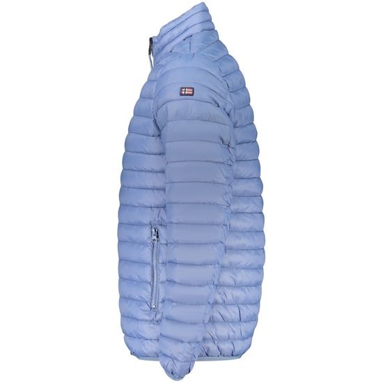 Norwegen 1963 Blaue Polyamid Herrenjacke - Image 3