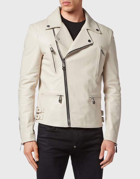 Lederjacke Gothic Plein - Image 2