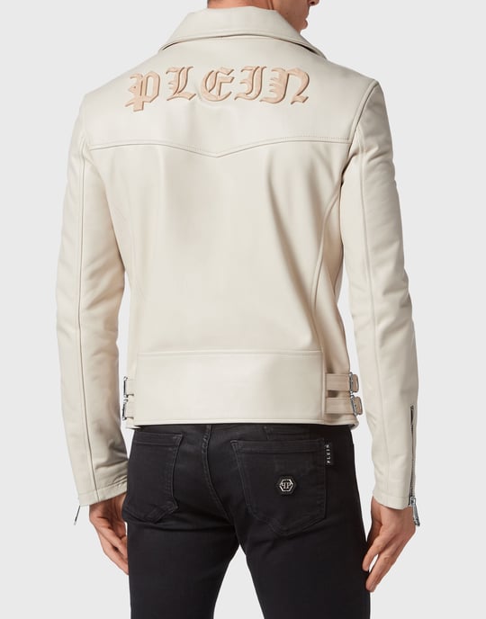 Lederjacke Gothic Plein - Image 5