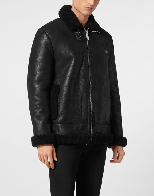 Leder Biker-Jacke - Image 2