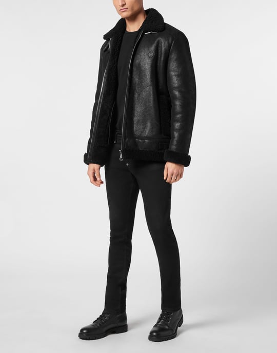 Leder Biker-Jacke - Image 3