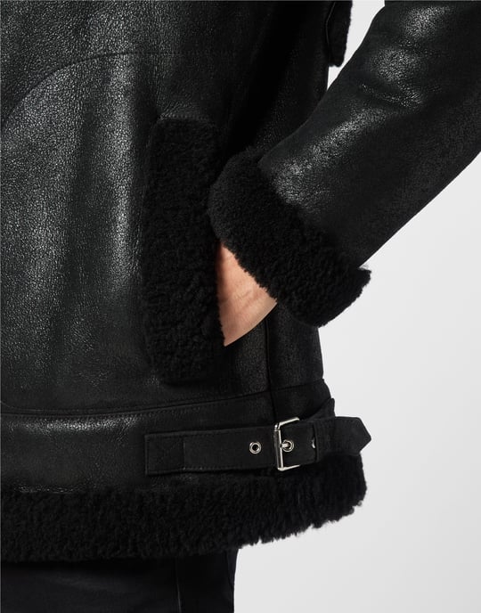 Leder Biker-Jacke - Image 5