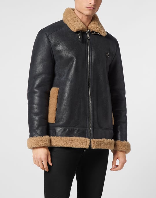 Leder Biker-Jacke - Image 2