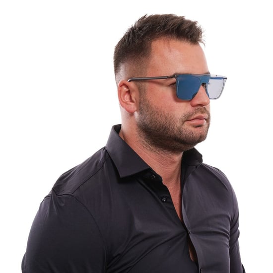 Police Blaue Kunststoffsonnenbrille - Image 4