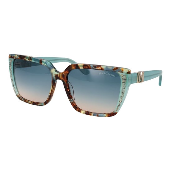 Marciano von Guess Türkisfarbene Acetat-Sonnenbrille - Image 1