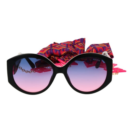 Guess schwarze Kunststoffsonnenbrille - Image 2