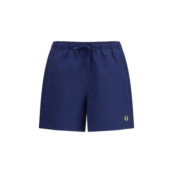 Fred Perry Blaue Recycelte Polyester Shorts - Image 1