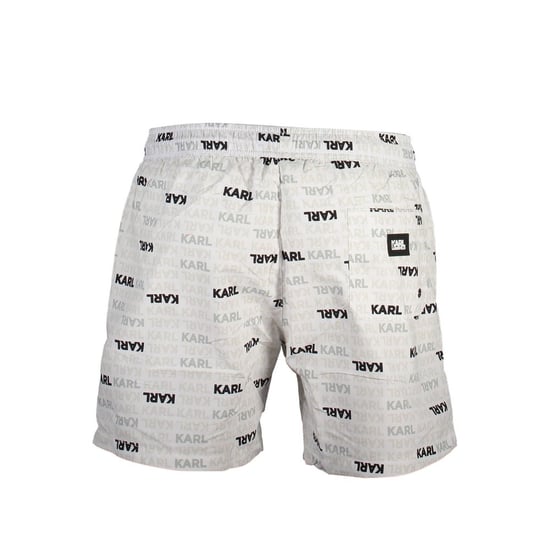 Karl Lagerfeld Weiße Polyester Herren Schwimmshorts - Image 2