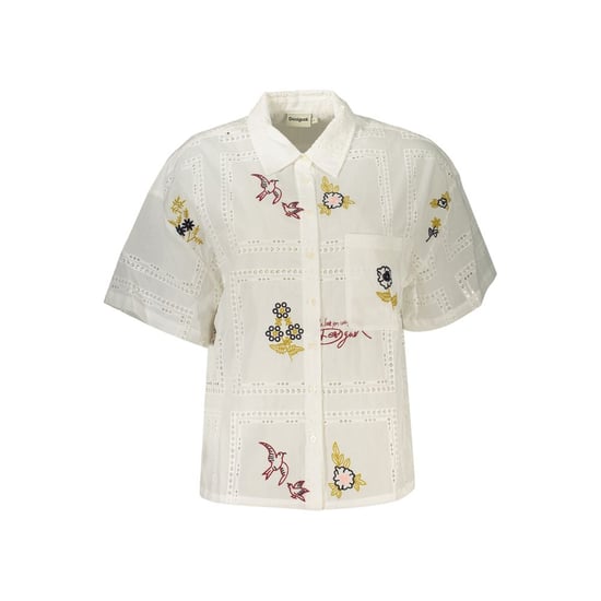 Desigual Weißes Polyester Damenhemd - Image 1